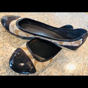 Coach Signature Flats